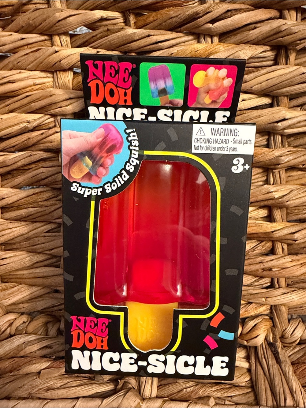 Needoh Nice-Sicle Orange Popsicle Squishy Toy - Orange